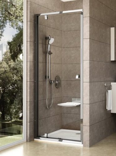 PDOP1-90 egyrészes nyíló zuhanyajtó króm keret