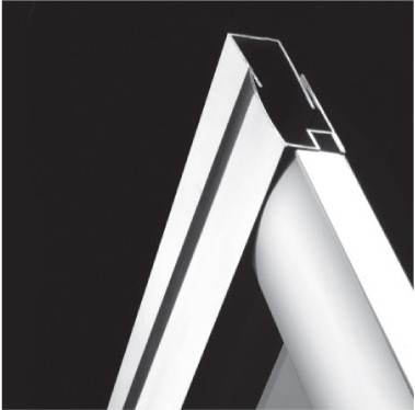 PDOP2-120 kétrészes nyíló zuhanyajtó részlet