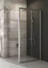 Ravak BLDP2 + BLPS 100x80 tolóajtós zuhanykabin