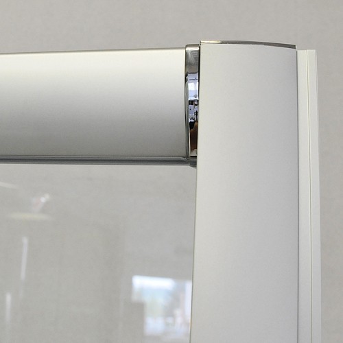 BLDP2 + BLPS 100x80 tolóajtós zuhanykabin szatén keret