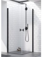 Nes Black KDD I 100x100 cm nyílóajtós zuhanykabin
