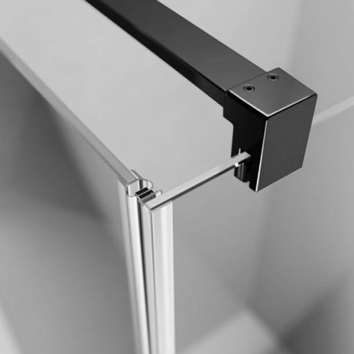 Radaway Nes Black KDJ I. 100x100 nyílóajtós zuhanykabin