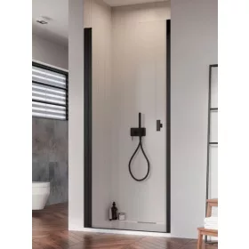 Radaway Nes Black DWJ I 90 cm nyílóajtós zuhanyajtó
