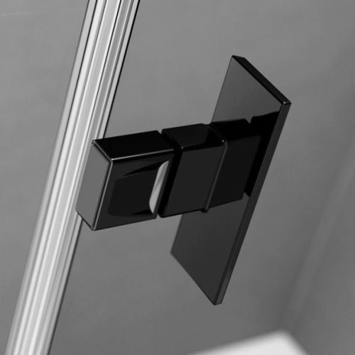 Radaway Nes Black DWJ I 90 cm nyílóajtós zuhanyajtó