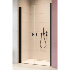 Radaway Nes Black DWD I. 110 cm nyílóajtós zuhanyajtó