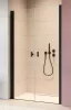 Radaway Nes Black DWD I. 120 cm nyílóajtós zuhanyajtó