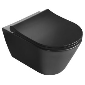 Sapho  Avva Rimless fali WC bidézuhannyal matt fekete