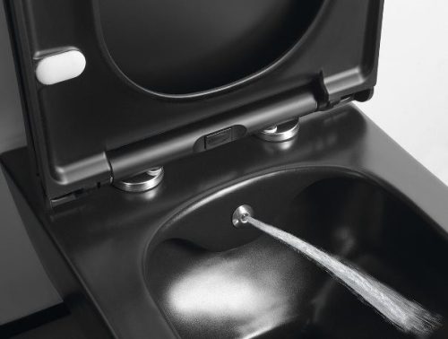 Sapho  Avva Rimless fali WC bidézuhannyal matt fekete