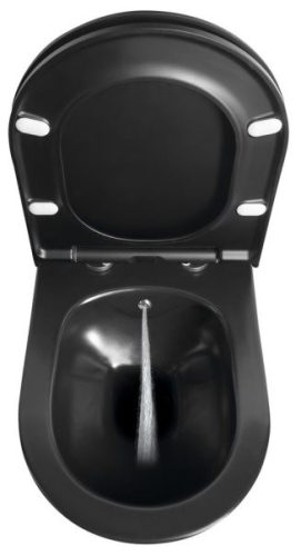 Sapho  Avva Rimless fali WC bidézuhannyal matt fekete