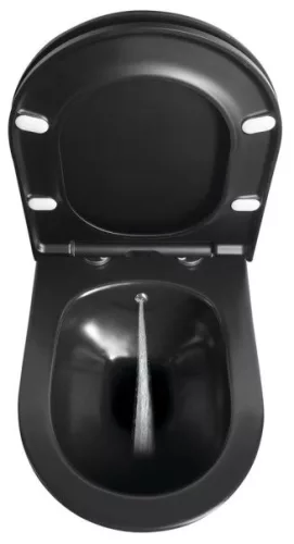 Sapho  Avva Rimless fali WC bidézuhannyal matt fekete