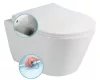 Sapho Avva Rimless fali WC bidézuhannyal