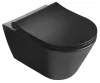 Sapho Avva Rimless fali WC fekete