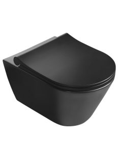Avva Rimless fali WC fekete