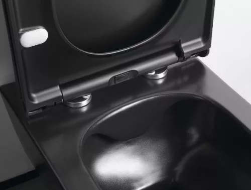 Sapho Avva Rimless fali WC fekete