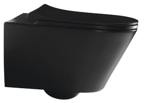 Sapho Avva Rimless fali WC fekete