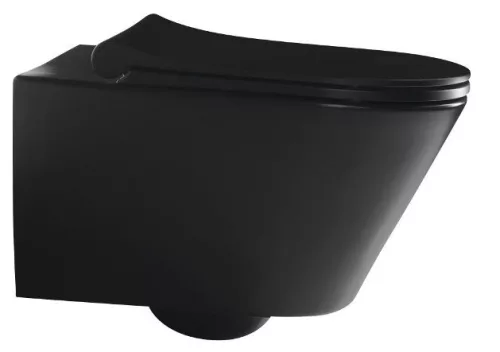 Sapho Avva Rimless fali WC fekete