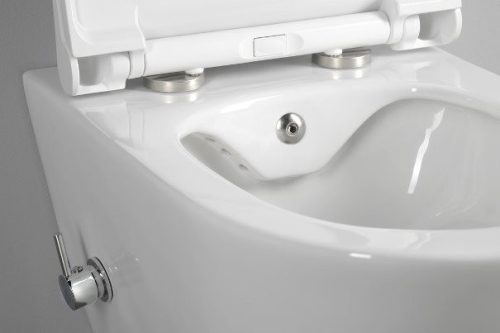 Sapho Avva Rimless fali WC bidézuhannyal, csapteleppel