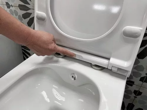 Sapho Avva Rimless fali WC bidézuhannyal, csapteleppel