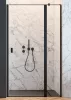 Radaway Nes Black DWJ II. 100 cm nyílóajtós zuhanyajtó