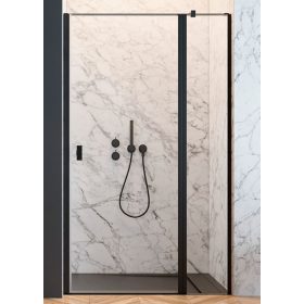 Radaway Nes Black DWJ II. 120 cm nyílóajtós zuhanyajtó