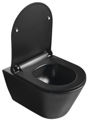 Avva Slim Soft Close WC-ülőke fekete