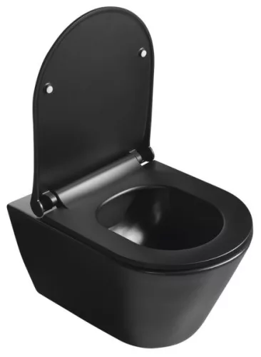 Avva Slim Soft Close WC-ülőke fekete
