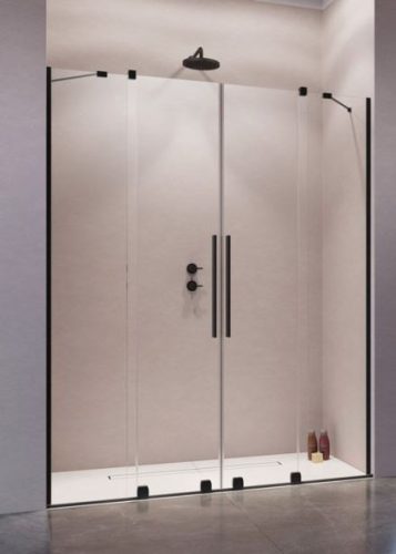 Radaway Furo Black DWD 150 cm zuhanyajtó