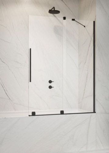 Radaway Furo Black PND II 120 cm kádparaván