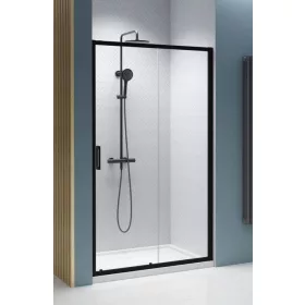 Radaway Premium Pro Black DWJ 100 cm tolóajtós zuhanyajtó