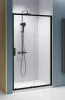 Radaway Premium Pro Black DWJ 120 cm tolóajtós zuhanyajtó