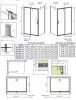 Radaway Premium Pro Black KDJ 130x90 cm szögletes zuhanykabin