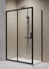 Radaway Premium Pro Black KDJ 140x70 cm szögletes zuhanykabin