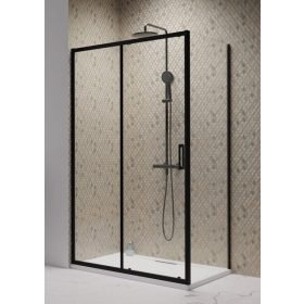   Radaway Premium Pro Black KDJ 150x80 cm szögletes zuhanykabin