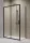 Radaway Premium Pro Black KDJ 150x90 cm szögletes zuhanykabin