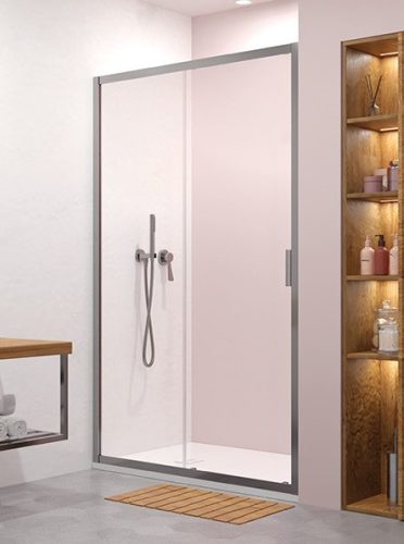 H2O Comfort DWJ 130 cm tolóajtós zuhanyajtó