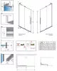 Radaway Furo SL Walk-in 80 cm zuhanyfal