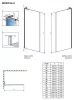 Radaway Modo SL II 120 cm Walk-in zuhanyfal