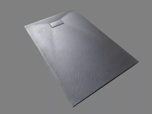 Sanotechnik SMC 100x80 cm méretre vágható zuhanytálca fekete