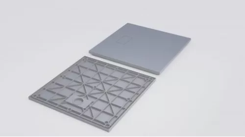 Sanotechnik SMC 100x80 cm méretre vágható zuhanytálca