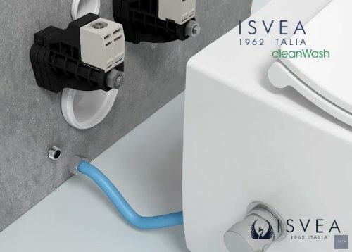 Sapho Sentimenti Rimless fali WC bidé csapteleppel