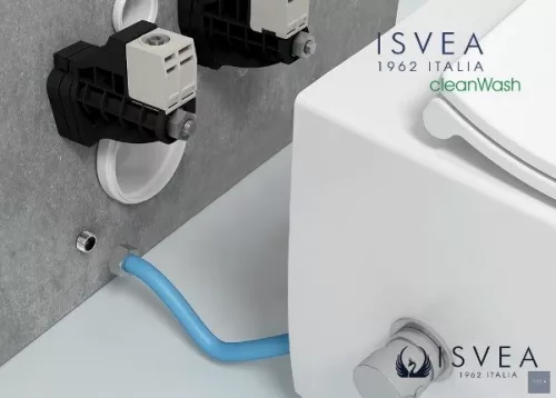 Sapho Sentimenti Rimless fali WC bidé csapteleppel