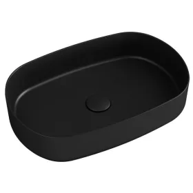 Sapho Infinity Oval 55x36 cm mosdó fekete