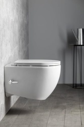 Sapho Infinity Rimless fali WC bidé csapteleppel