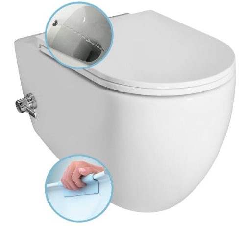 Sapho Infinity Rimless fali WC bidé csapteleppel