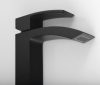 GINKO magasított mosdó csaptelep matt fekete kimenet