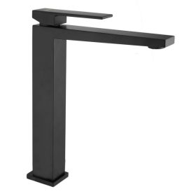 Sapho Latus magasított mosdó csaptelep matt fekete 