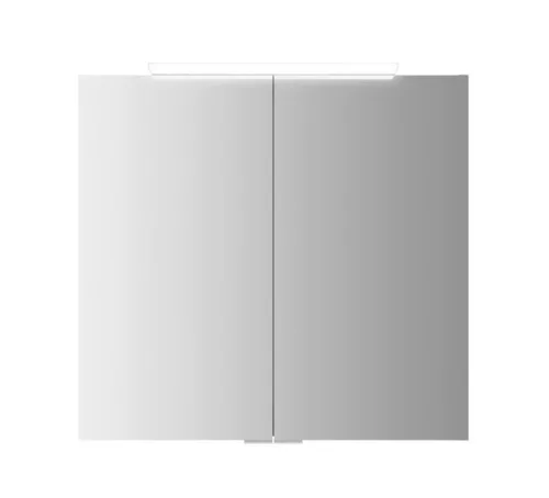 LIGHTBLADE 72 cm tükrös szekrény LED világítással belső