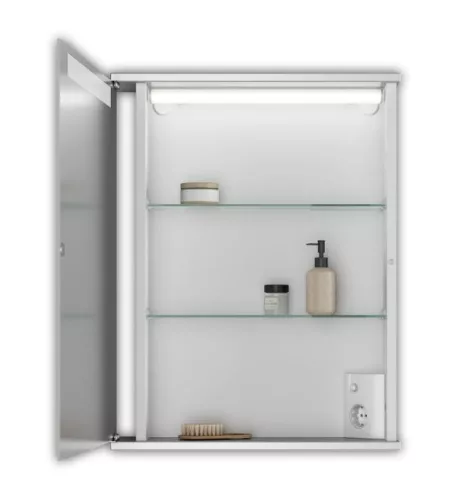 Cento 50 cm tükrösszekrény LED világítással belső