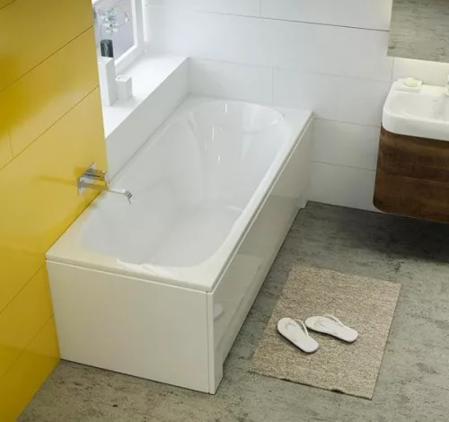 Sortiment 150x75 akril kád beépítve