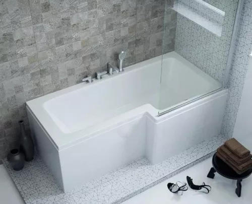 	 Linea 160x75 aszimmetrikus akrilkád jobbos